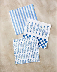 Sardine Check Blue