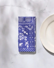 Blossoming Bandanna Blue