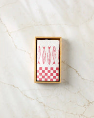 Sardine Check Red