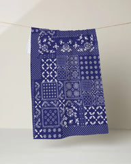 Blossoming Bandanna Blue