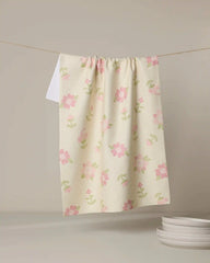 Cross Stitch Floral Yellow