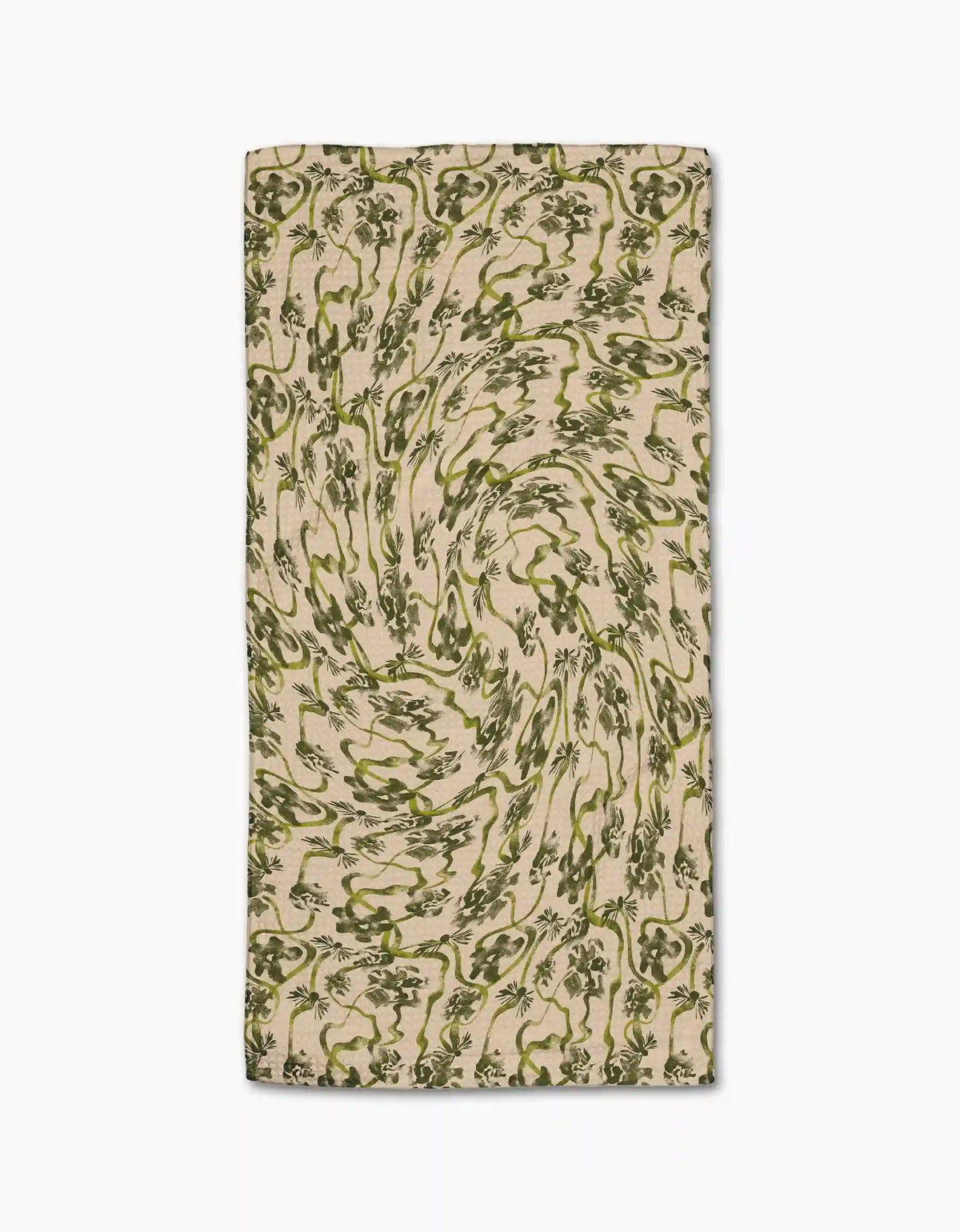 Floral Swirls Green