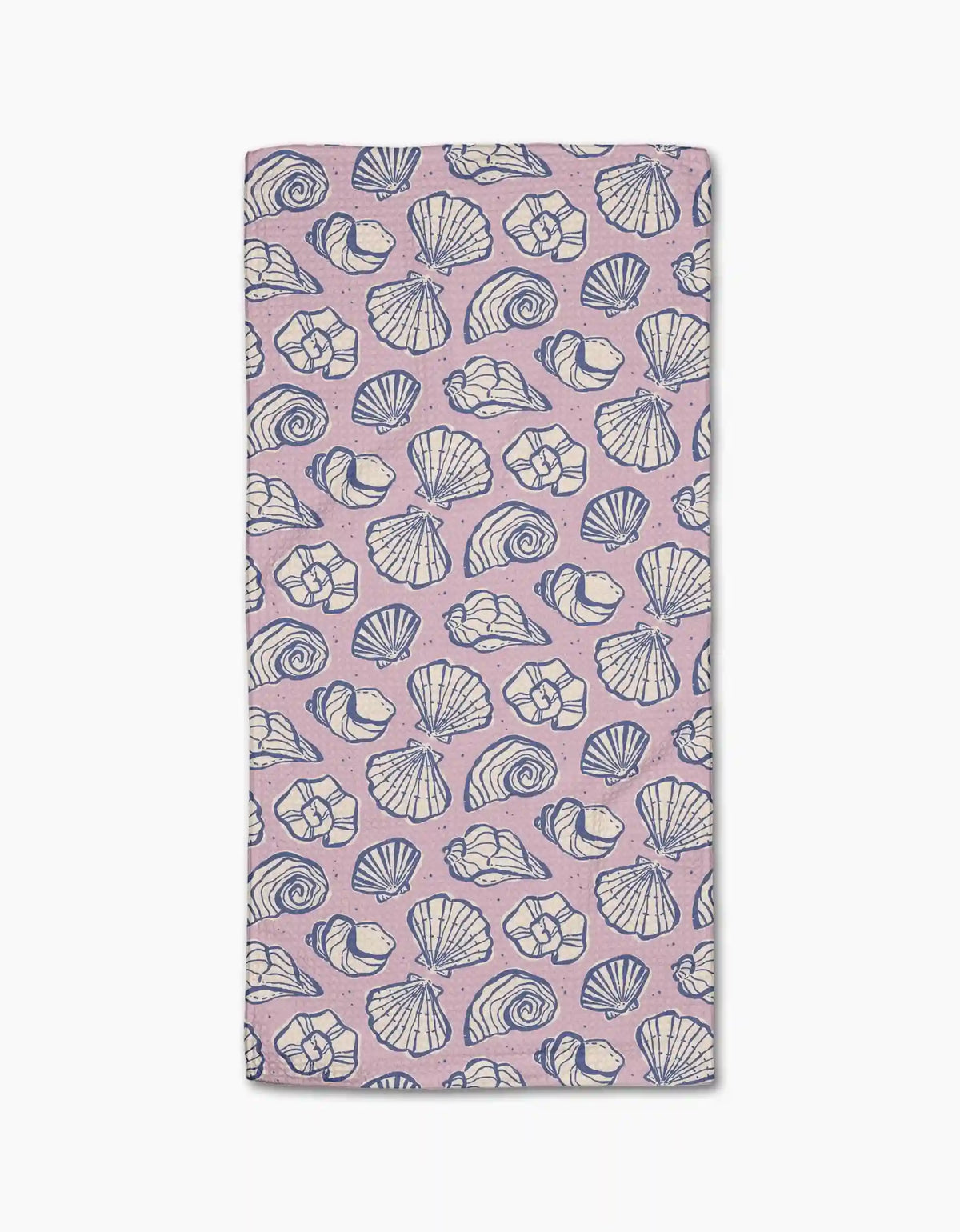 Retro Coastal Seashells in Pink