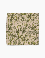 Floral Swirls Green