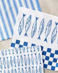 Sardine Check Blue