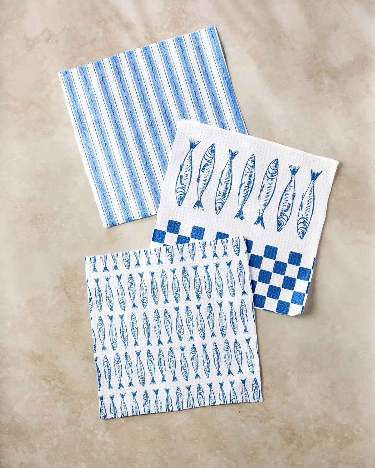 Sardine Check Blue