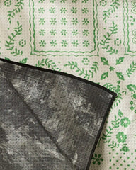 Blossoming Bandanna Green
