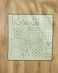 Blossoming Bandanna Green