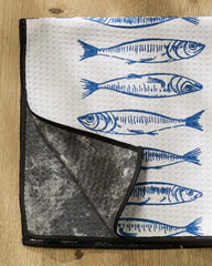 Sardine Check Blue