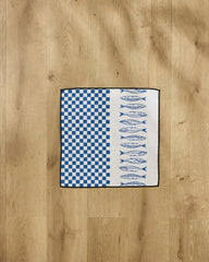 Sardine Check Blue