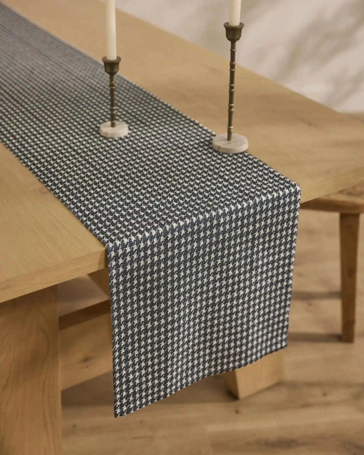 Houndstooth Black
