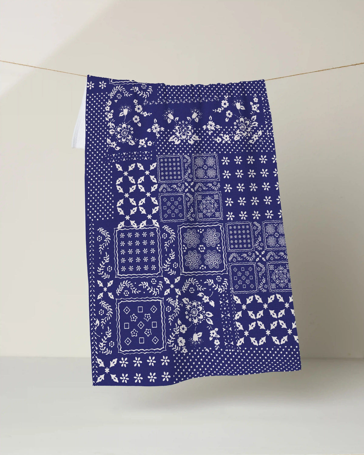 Blossoming Bandanna Blue