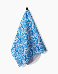 Delft Blue Easter Egg Damask