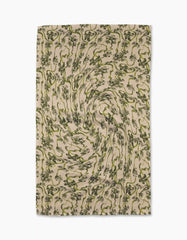 Floral Swirls Green