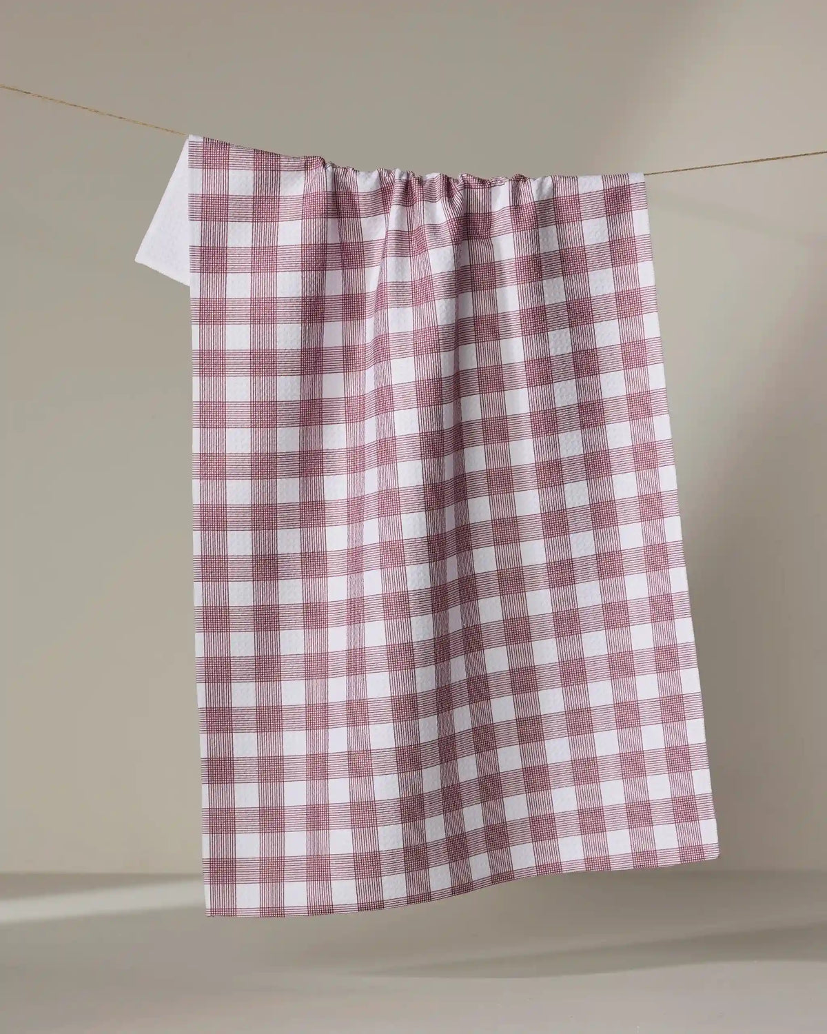 Multi Gingham - Wine