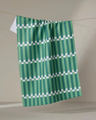 Stripe Block - Greens