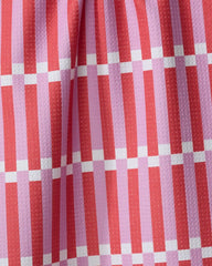 Stripe Block - Pink Red